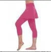 Women High Elastic 2-Piece Skirt Pants Set