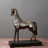 European Lucky Horse Resin Ornament