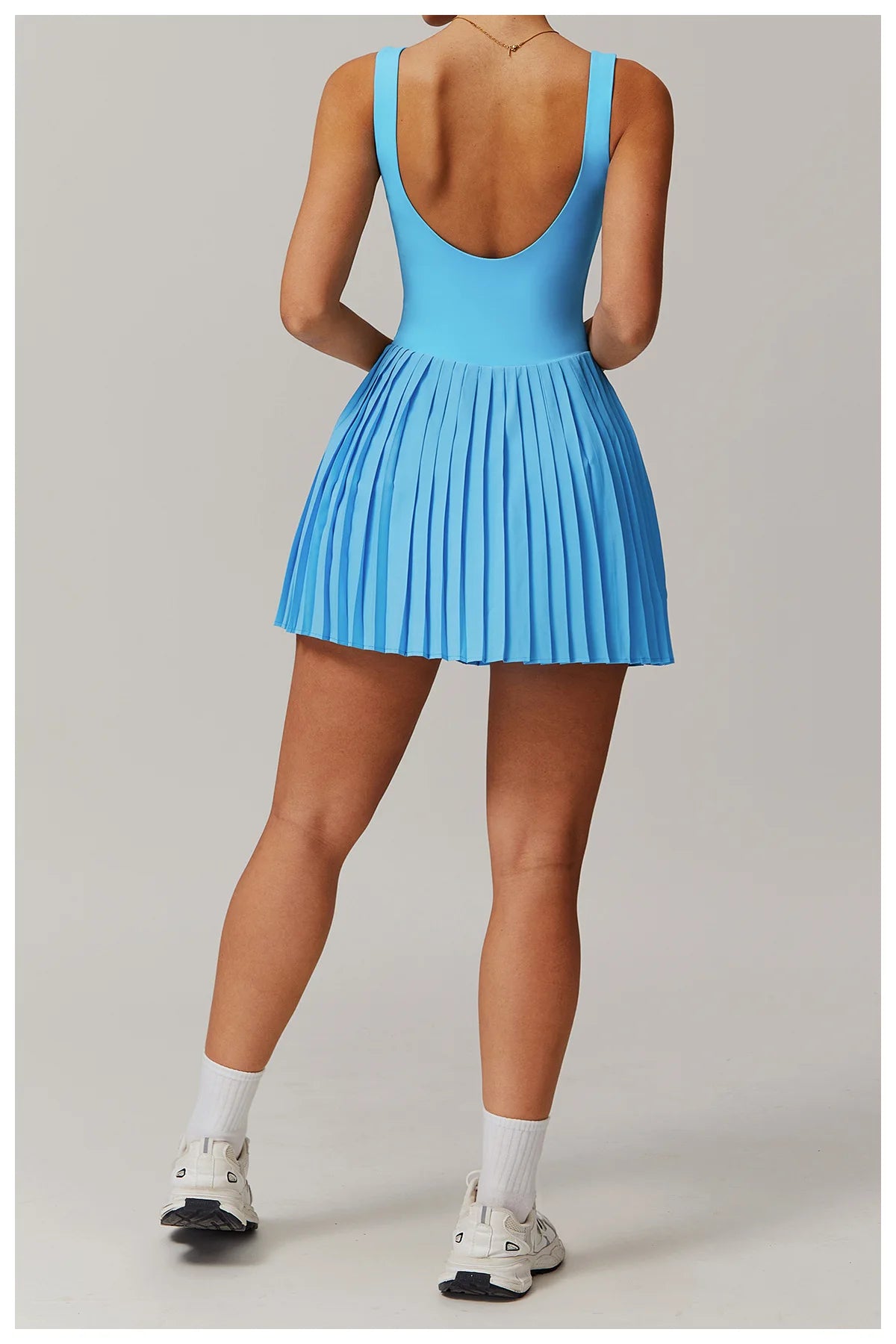 Women Pocket Pleated Sports Jumpsuit