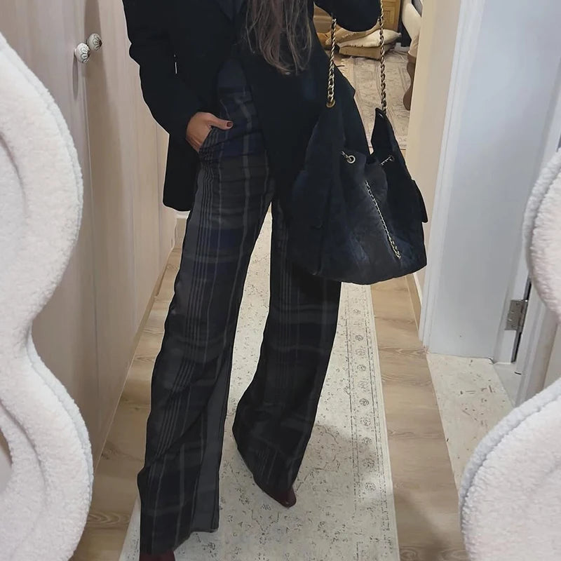 Women's Plaid 2 Piece Set