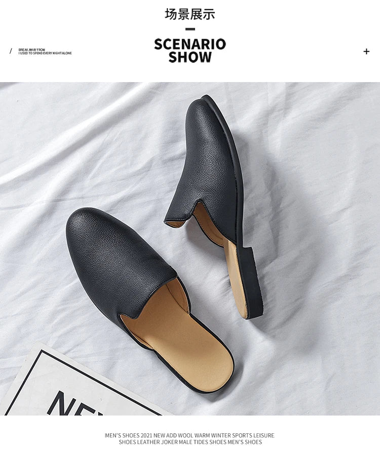 Men British Style Mules