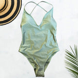 Women Solid Plus Size Swimsuit
