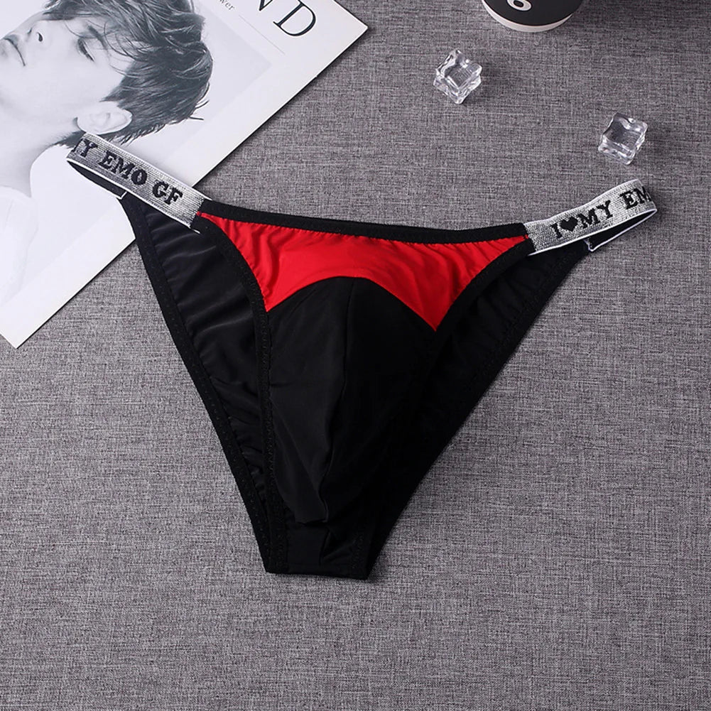 Men's Sexy Low Waist Briefs – Breathable Pouch