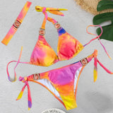 Rhinestone Push-Up Bikini