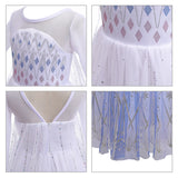 Girls Snow Queen Princess Costume