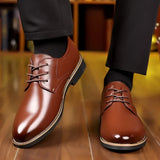 Men Large Size Derby Shoes