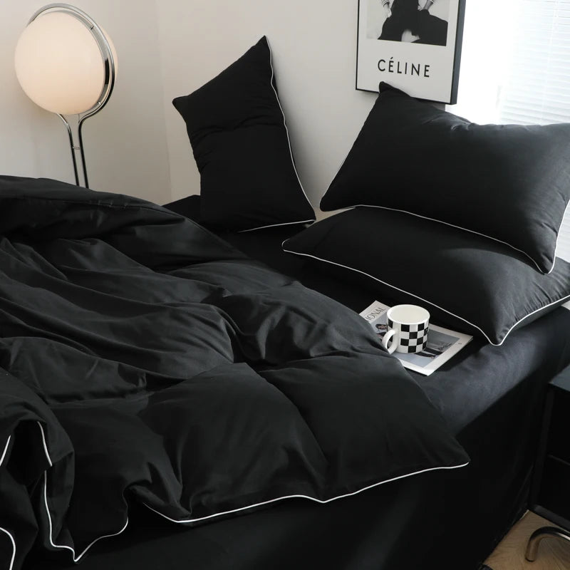 Black Bedding Set