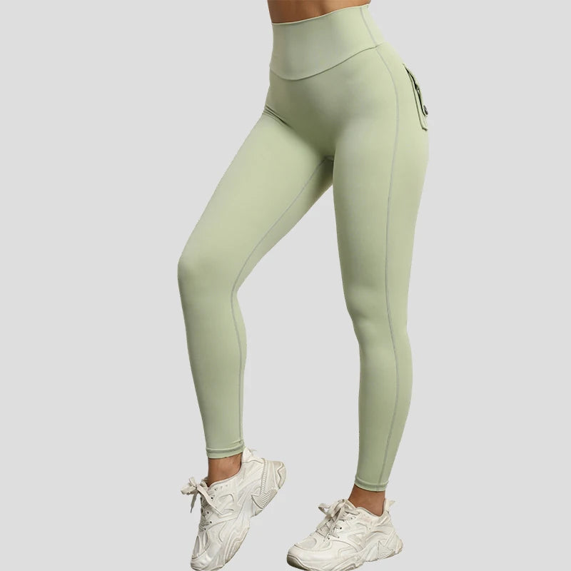 High Waist Push-Up Women's Yoga Pants – Sexy Pocket Workout Leggings