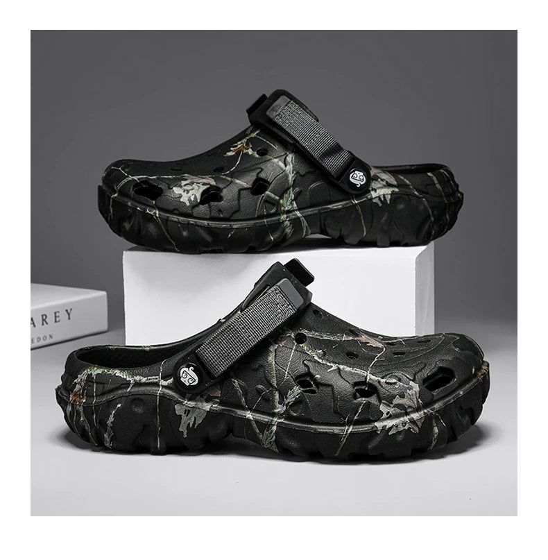 Men Summer Lightweight Garden Slippers