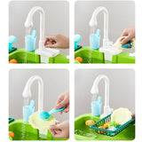 Kids Electric Kitchen Sink Toy
