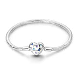 Sterling Silver Heart Bracelet