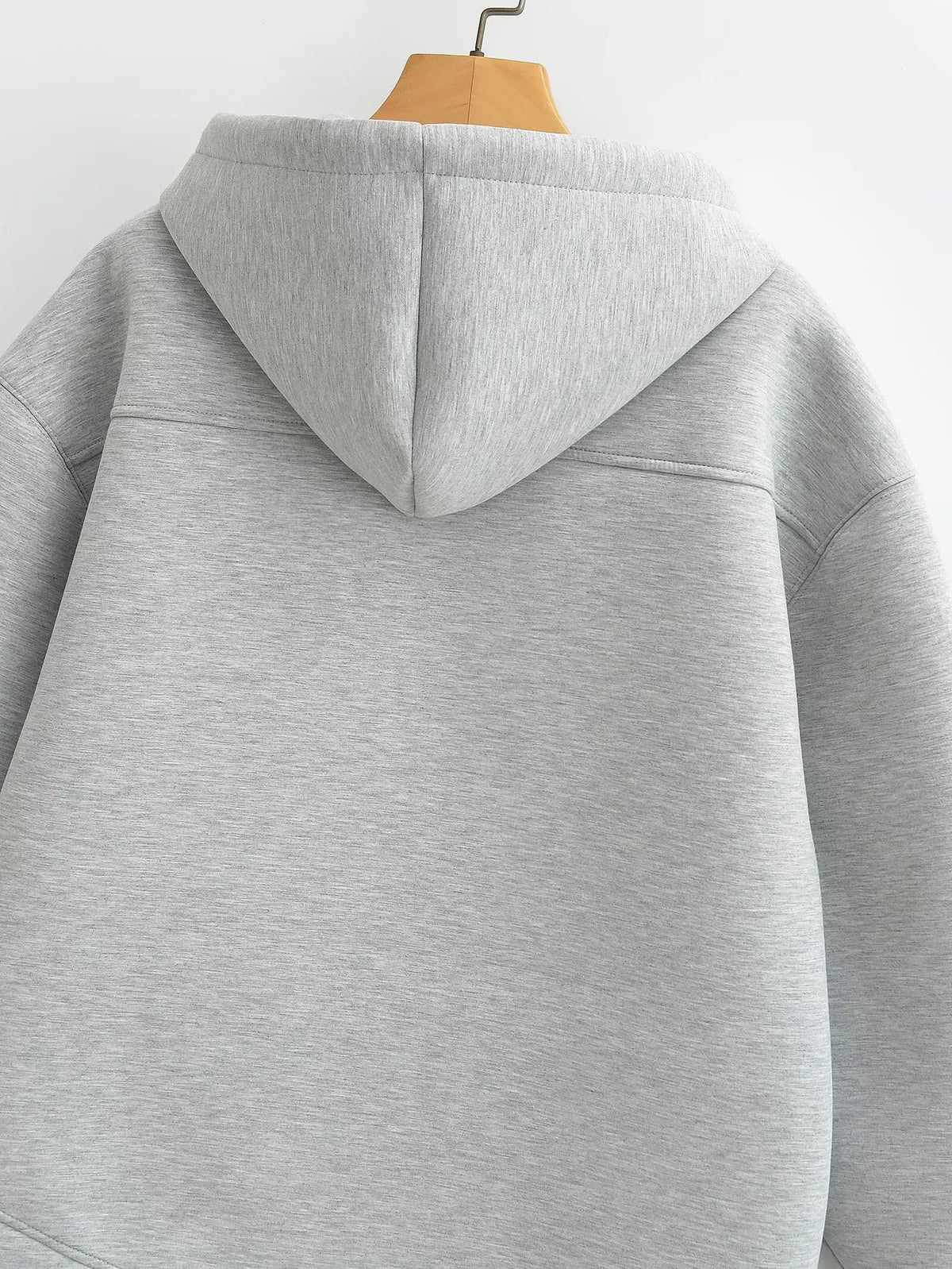 Women's Oversized Zip Hoodie Jacket