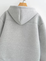 Women's Oversized Zip Hoodie Jacket