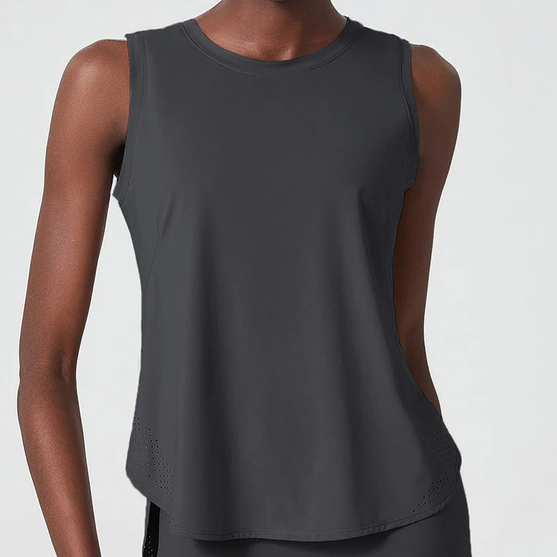 Women Loose Sleeveless Fitness Tank Top