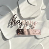 Happy Birthday Acrylic Cake Topper