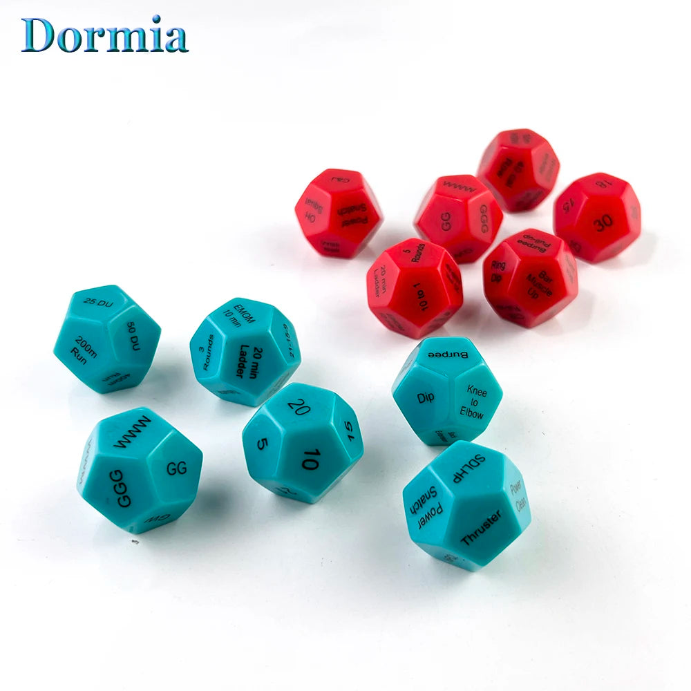 Fitness Exercise Game Dice