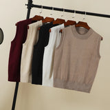 Women's Preppy Style Knit Vest