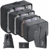10/7-Piece Travel Organizer Set – Suitcase Packing Cubes