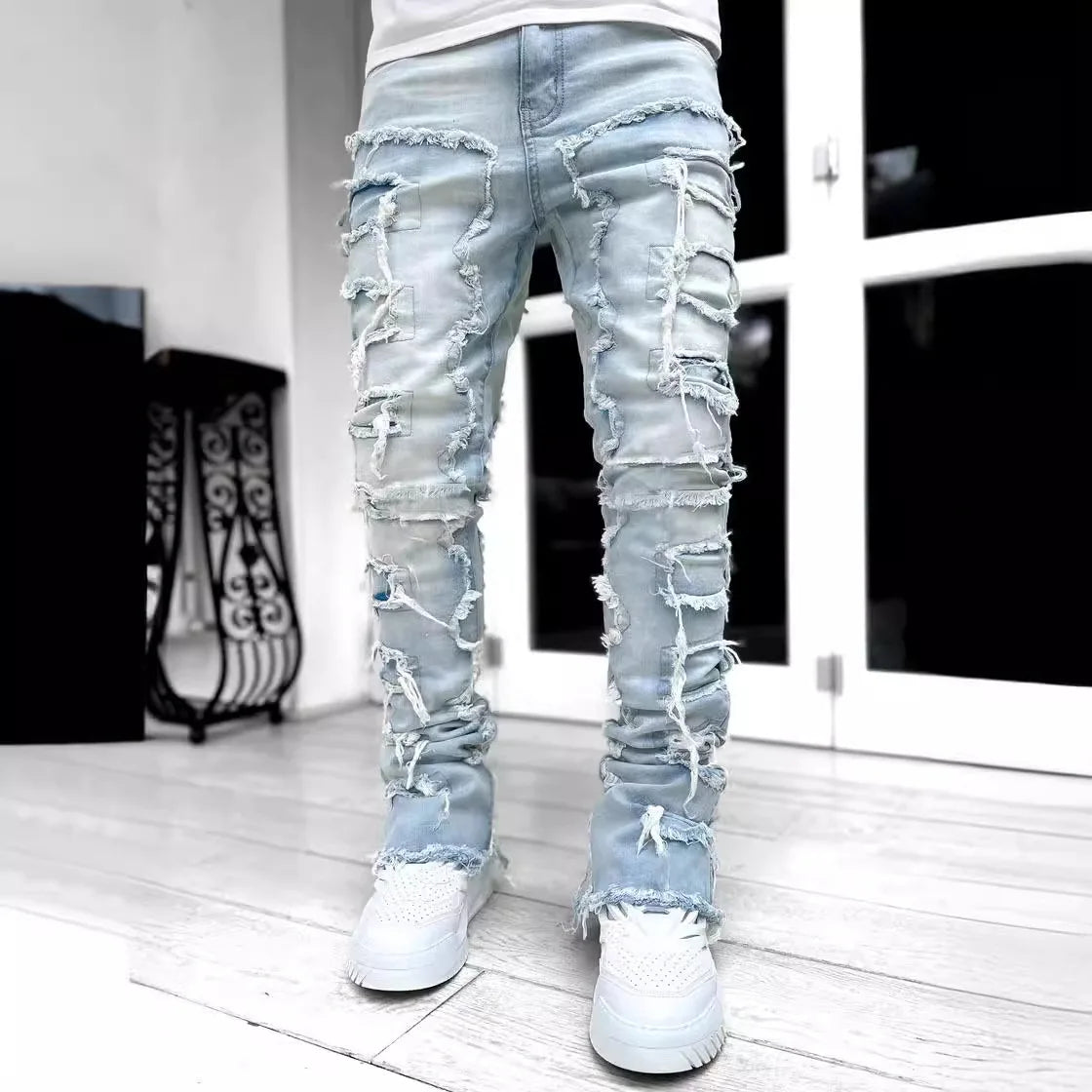 Men's Straight Leg Stretch Jeans