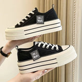 Women Canvas Shoes Lace Up Sport Sneakers