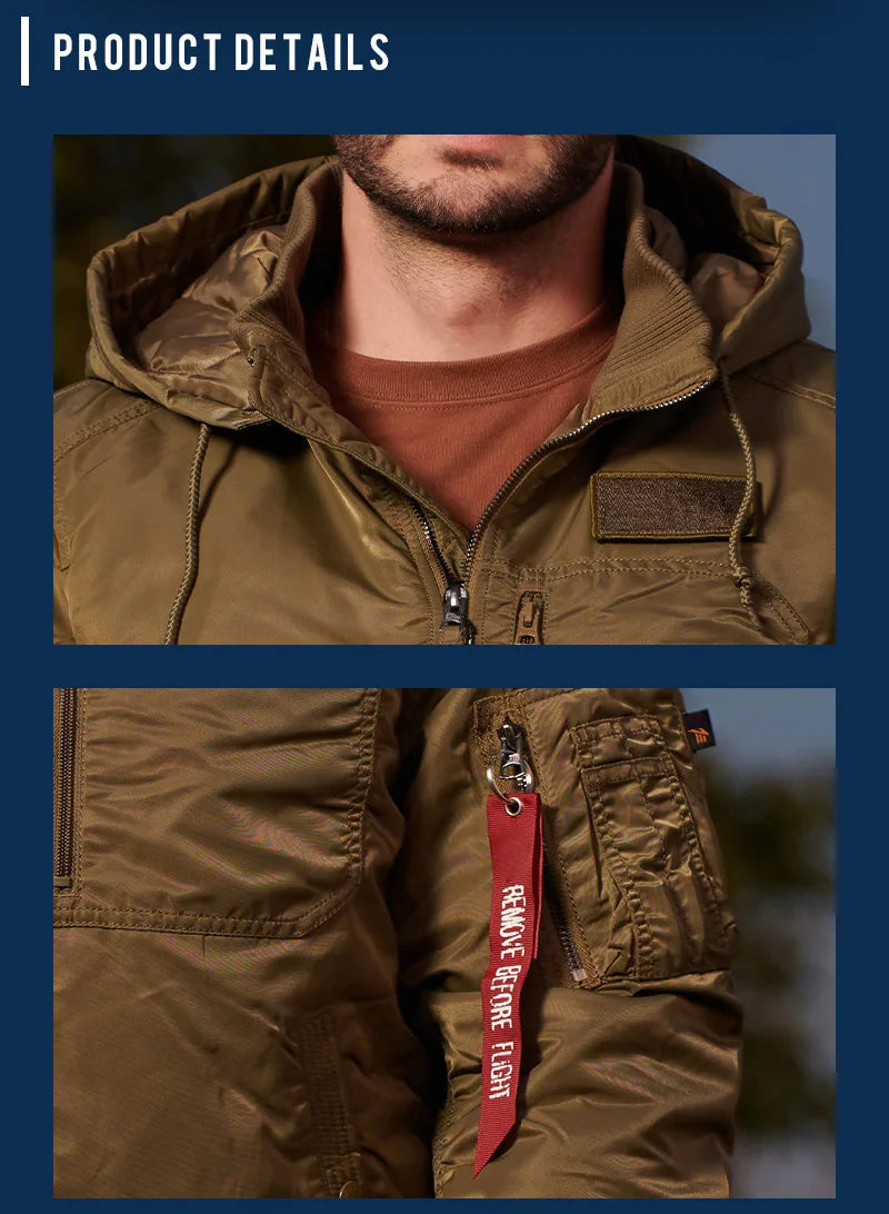 Men’s Padded Waterproof Winter Jacket