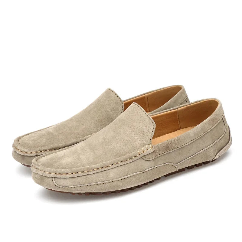 Men’s 2025 Luxury Suede Boat Loafers