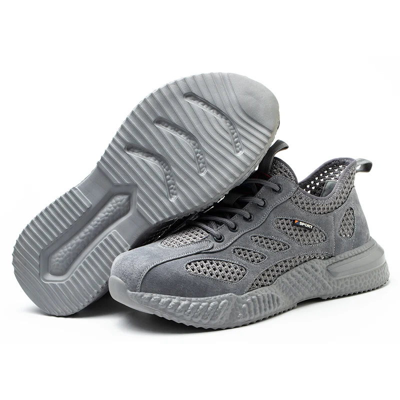 Men Lightweight Safety Work Shoes