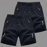 Men's Plus Size Ice Silk Shorts – Cool Summer Wear