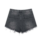 Women High Waist Denim Shorts