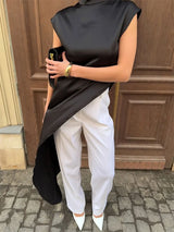 Midnight Luxe Satin Maxi Dress