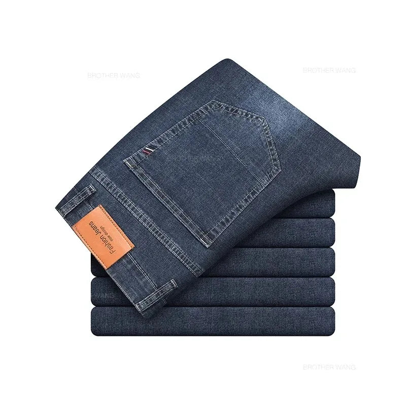 Men Grey Stretch Jeans