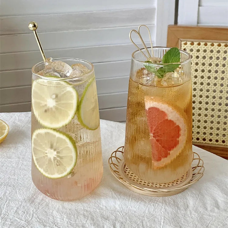 Stripe Glass Cup 500ml