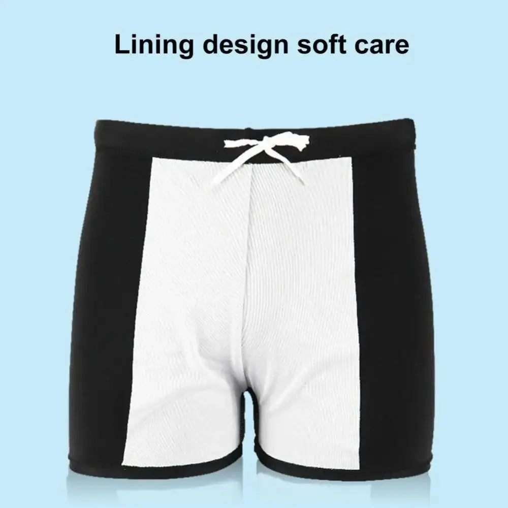 Men's Plus Size Printed Swim Trunks