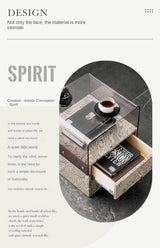 Modern Acrylic Bedside Storage Cabinet