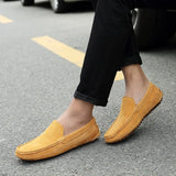Men’s 2025 Luxury Suede Boat Loafers