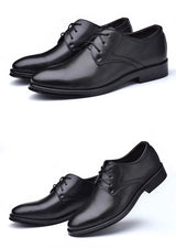 Men’s Black Leather Oxfords