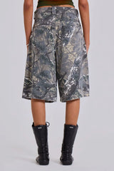 Women Camouflage Streetwear Jeans