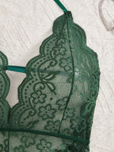 Plus Size Lace Bodysuit