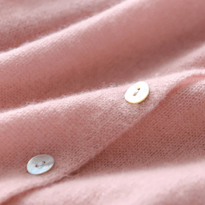Women's Elegant Button Knit Cardigan