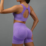 Women Yoga Vest & Shorts Set