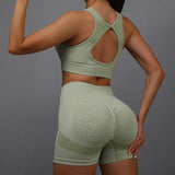 Women Yoga Vest & Shorts Set