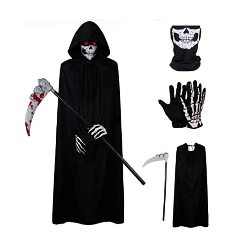 Grim Reaper Skeleton Costume