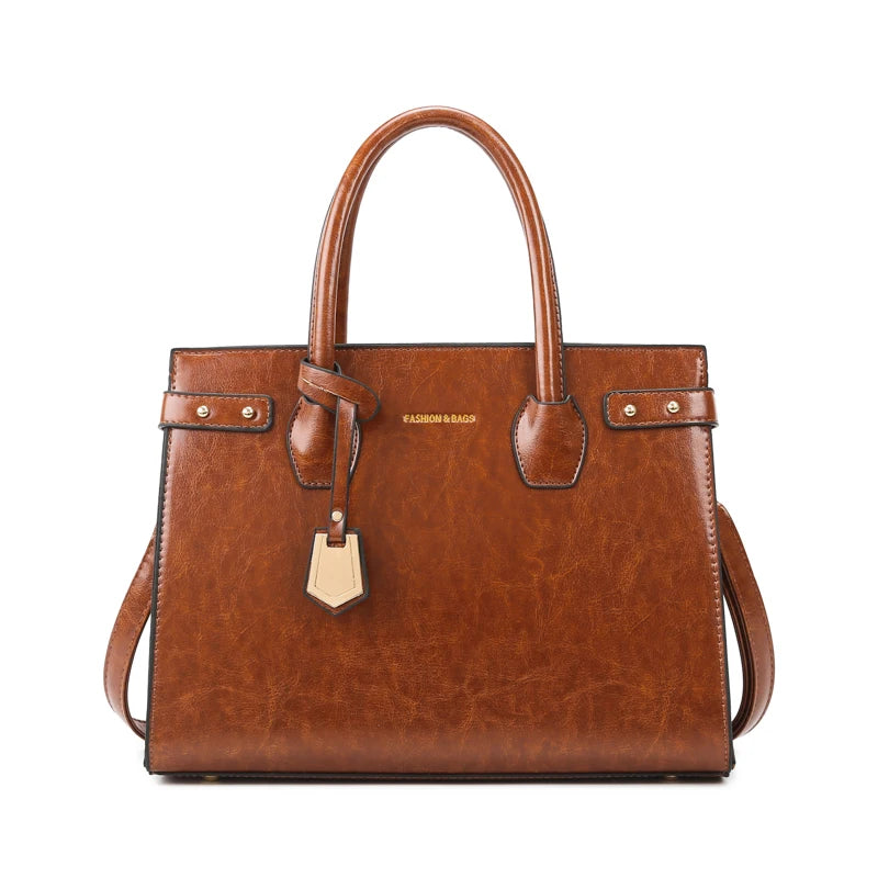 Soft Leather Tote Bag