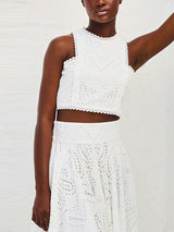 Women's Sleeveless Skirt Set