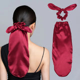 Satin Sleep Cap with Bow
