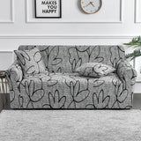 Flower Printed Elastic Sofa Cover