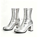 Classic Block Heel Ankle Boots