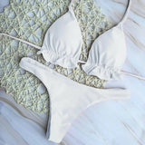 Lace-Up Brazilian Bikini
