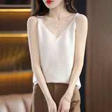 Knitted Summer V-Neck Tank