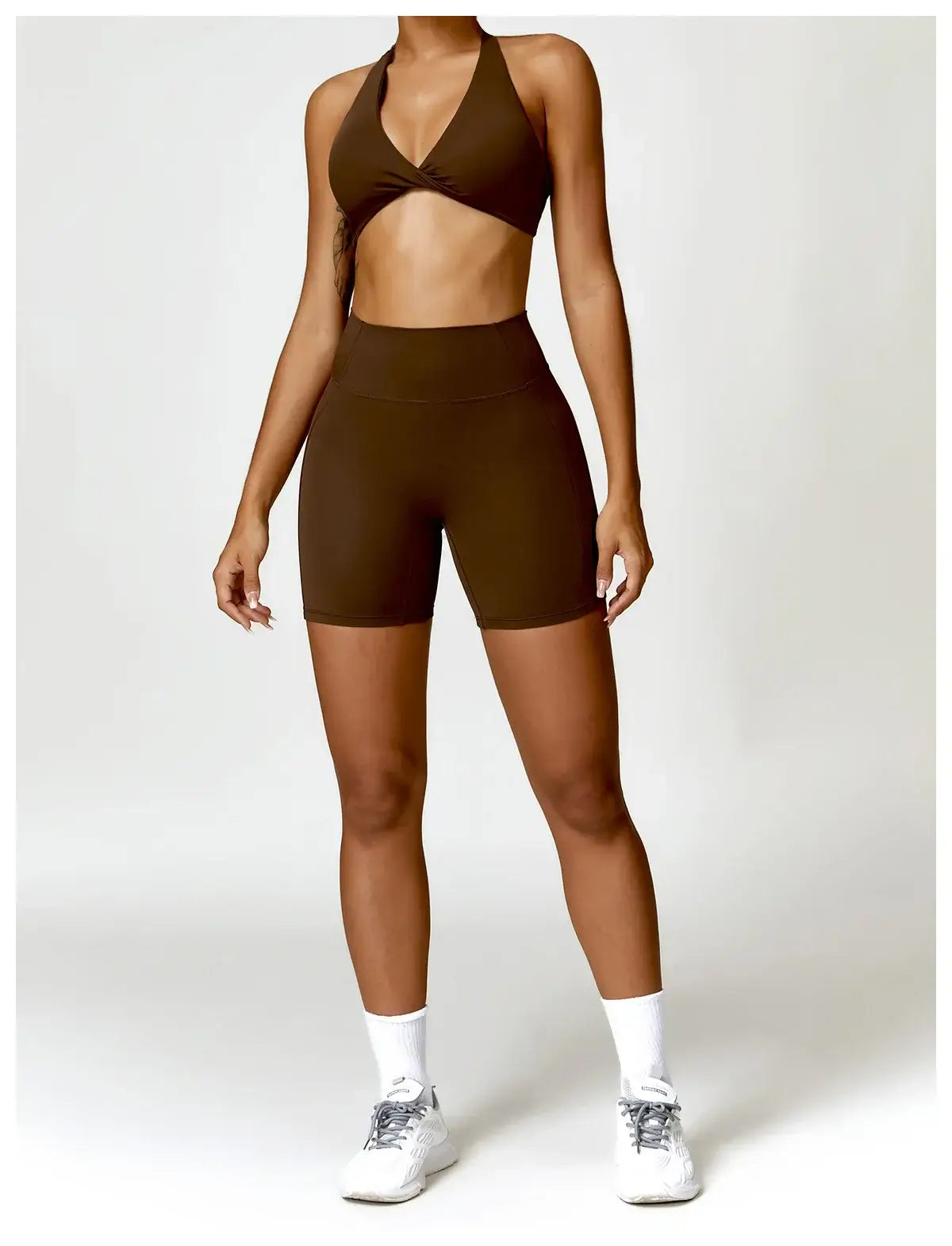 Women High Waist Yoga Fitness Shorts